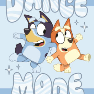 Bluey Dance Mode fürdőlepedő, strand törölköző 70x140cm