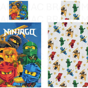 Lego Ninjago Sanctuary gyerek, ovis ágyneműhuzat 100×135 cm, 40×60 cm