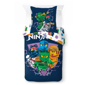 Lego Ninjago Training gyerek, ovis ágyneműhuzat 100×135 cm, 40×60 cm