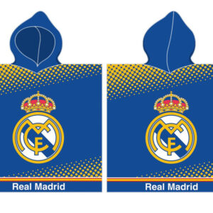 Real Madrid Blue strand törölköző poncsó 55x110 cm