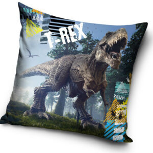 Dinoszaurusz T-Rex Rawr párnahuzat 40x40 cm