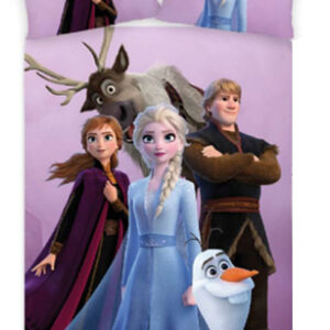 Disney Jégvarázs Friendship gyerek, ovis ágyneműhuzat 100×140 cm, 40×45 cm