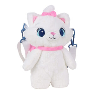 Disney Marie White plüss hátizsák, táska 28 cm