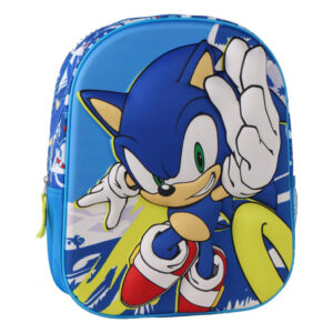 Sonic a sündisznó Power Run 3D hátizsák, táska 30 cm