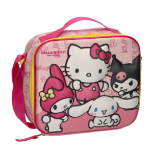 Hello Kitty Kawaii Cuties 3D thermo uzsonnás táska 24 cm