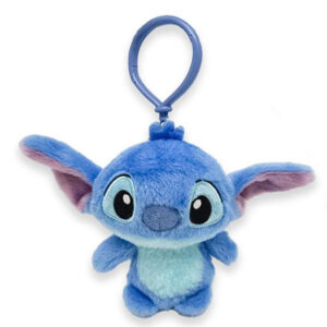 Disney Lilo és Stitch, A csillagkutya Blue 3D plüss figura akasztóval, táskadísz 12 cm