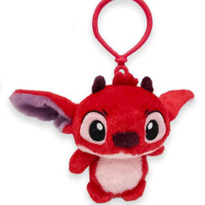 Disney Lilo és Stitch, A csillagkutya Red 3D plüss figura akasztóval, táskadísz 12 cm