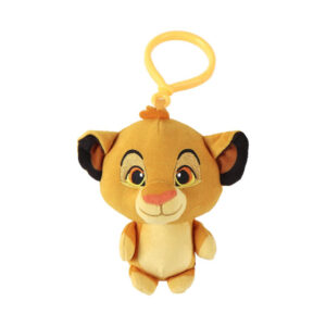 Disney Az Oroszlánkirály Kid 3D plüss figura akasztóval, táskadísz 13 cm