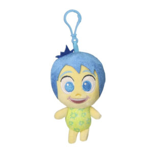 Disney Agymanók Joy 3D plüss figura akasztóval, táskadísz 12 cm