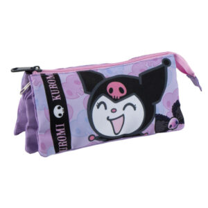 Hello Kitty Little Rebel 3 rekeszes tolltartó 23 cm