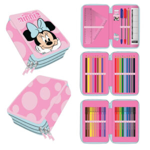 Disney Minnie Pink Dots tolltartó töltött 3 emeletes Giotto