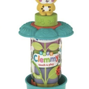 Színes Clemmy Garden Leopard puha építőkocka szett 7 db-os Clementoni