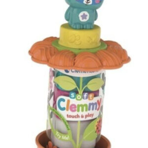 Színes Clemmy Garden Cat puha építőkocka szett 7 db-os Clementoni
