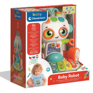 Interaktív Baby Robot baba játék Clementoni