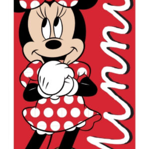 Disney Minnie Polka Love fürdőlepedő, strand törölköző 70x140cm (Fast Dry)