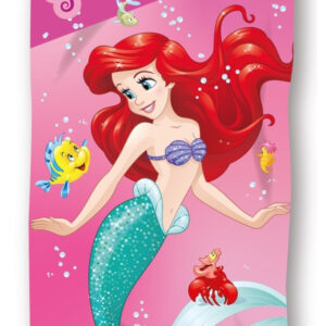 Disney Hercegnők Sparkling Mermaid fürdőlepedő, strand törölköző 70x140cm (Fast Dry)