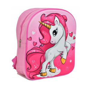Unikornis Pink Fantasy 3D hátizsák, táska 30 cm