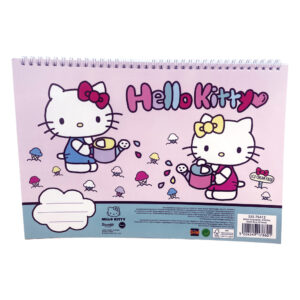Hello Kitty World A/4 spirál vázlatfüzet, 30 lapos