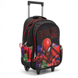 Pókember Global gurulós iskolatáska, táska 46 cm