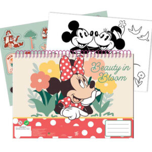 Disney Minnie Nomadic Spirit A/4 spirál vázlatfüzet 40 lapos matricával