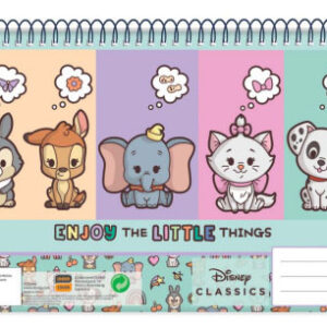 Disney Classics Animals A/4 spirál vázlatfüzet, 30 lapos