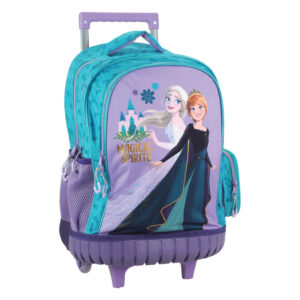 Disney Jégvarázs Modern Magic prémium gurulós iskolatáska, táska 42 cm
