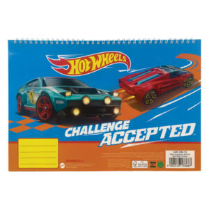 Hot Wheels Runner A/4 spirál vázlatfüzet, 30 lapos