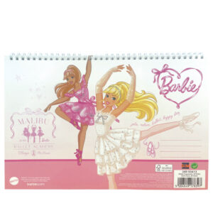 Barbie Ballerina A/4 spirál vázlatfüzet, 30 lapos