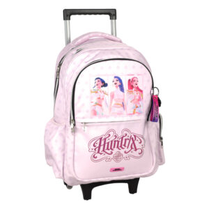 K-pop Démonvadászok Pink gurulós iskolatáska, táska 46 cm