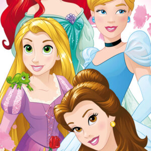 Disney Hercegnők Royal fürdőlepedő, strand törölköző 70x140cm