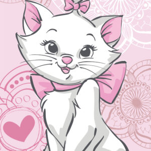 Disney Marie Aristocat fürdőlepedő, strand törölköző  70x140cm