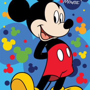 Disney Mickey Hello fürdőlepedő, strand törölköző  70x140cm