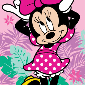 Disney Minnie Pretty in Pink fürdőlepedő, strand törölköző 70x140cm
