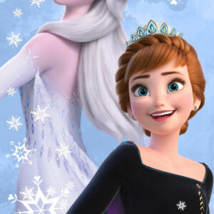 Disney Jégvarázs Royal Sisters fürdőlepedő, strand törölköző 70x140cm