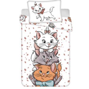 Disney Marie Friends gyerek, ovis ágyneműhuzat 100×135 cm, 40×60 cm