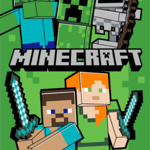 Minecraft Let's Survive fürdőlepedő, strand törölköző 70x140cm