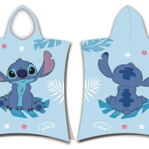 Disney Lilo és Stitch, A csillagkutya Blue strand törölköző poncsó 50x115 cm