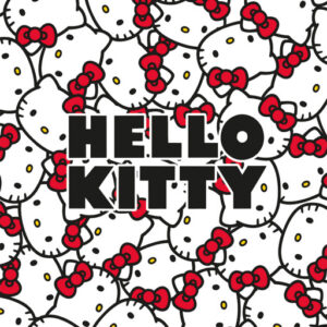 Hello Kitty Red Bows fürdőlepedő, strand törölköző 70x140cm