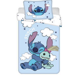Disney Lilo és Stitch, A csillagkutya Clouds gyerek, ovis ágyneműhuzat 100×135 cm, 40×60 cm