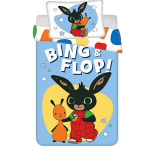 Bing Flop gyerek, ovis ágyneműhuzat 100×135cm, 40×60 cm