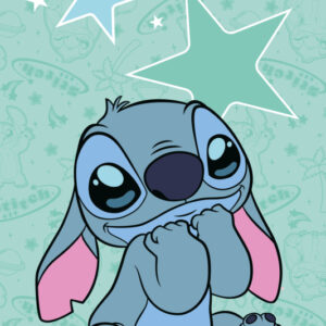 Disney Lilo és Stitch, A csillagkutya Starstitch fürdőlepedő, strand törölköző 70x140cm