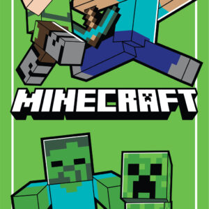 Minecraft Walking fürdőlepedő, strand törölköző 70x140cm (Fast Dry)