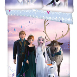 Disney Jégvarázs Winter Wonderland gyerek, ovis ágyneműhuzat 100×135 cm, 40×60 cm