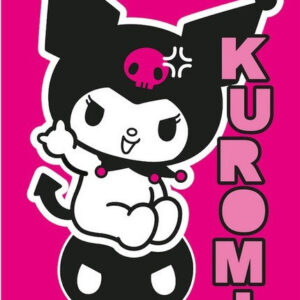 Hello Kitty Kuromi Rebel fürdőlepedő, strand törölköző 70x140 cm (Fast Dry)