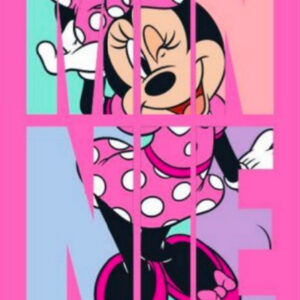 Disney Minnie Peekaboo fürdőlepedő, strand törölköző 70x140 cm (Fast Dry)