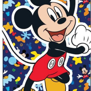 Disney Mickey Color Party fürdőlepedő, strand törölköző 70x140 cm (Fast Dry)
