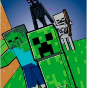 Minecraft Danger Zone fürdőlepedő, strand törölköző 70x140 cm (Fast Dry)
