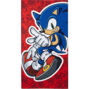 Sonic a sündisznó Velocity Mode fürdőlepedő, strand törölköző 70x140 cm (Fast Dry)