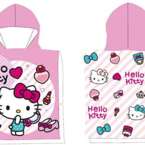 Hello Kitty Fashion strand törölköző poncsó 50x100 cm (Fast Dry)