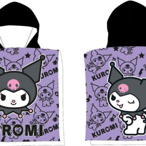 Hello Kitty Kuromi Chaos strand törölköző poncsó 50x100 cm (Fast Dry)